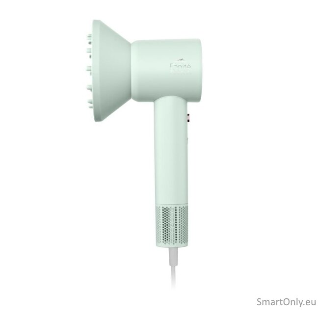 ETA Hair dryer | Fenité Pastels ETA831990020 | 1600 W | Number of temperature settings 3 | Ionic function | Light Green | Diffuser nozzle 1 ETA Hair dryer | Fenité Pastels ETA831990020 | 1600 W | Number of temperature settings 3 | Ionic function | Light Green | Diffuser nozzle 1
