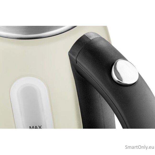 ETA | Kettle | ELA ETA859890070 | Standard | 2100 W | 1.7 L | Stainless steel | 360° rotational base | Cream 1 ETA | Kettle | ELA ETA859890070 | Standard | 2100 W | 1.7 L | Stainless steel | 360° rotational base | Cream 1