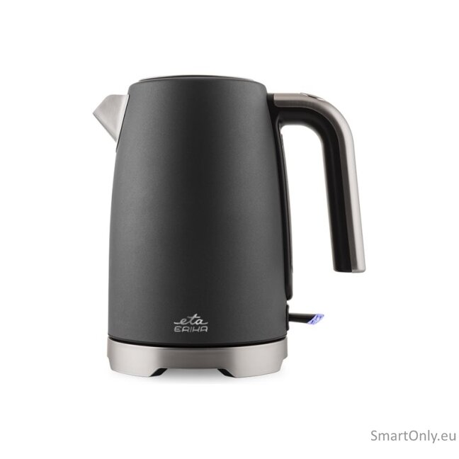ETA Kettle | Erika ETA259090020 | 2200 W | Electric | 1.7 L | Stainless steel | 360° rotational base | Anthracite ETA Kettle | Erika ETA259090020 | 2200 W | Electric | 1.7 L | Stainless steel | 360° rotational base | Anthracite