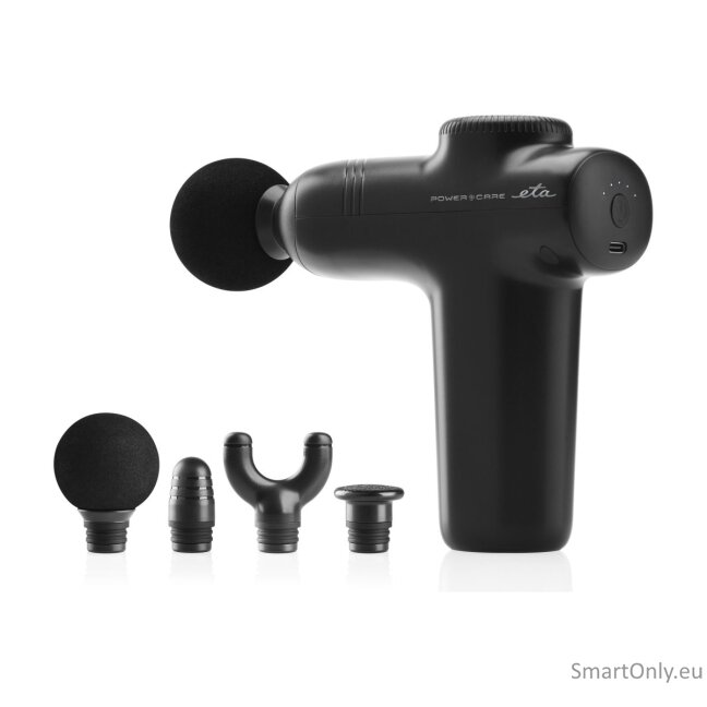 ETA Mini Massage Gun ETA166090000 Number of power levels 5, Black 4 ETA Mini Massage Gun ETA166090000 Number of power levels 5, Black 4