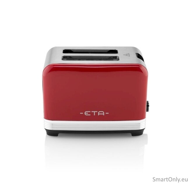 ETA Storio Toaster ETA916690030 Power 930 W Housing material Stainless steel Red ETA Storio Toaster ETA916690030 Power 930 W Housing material Stainless steel Red