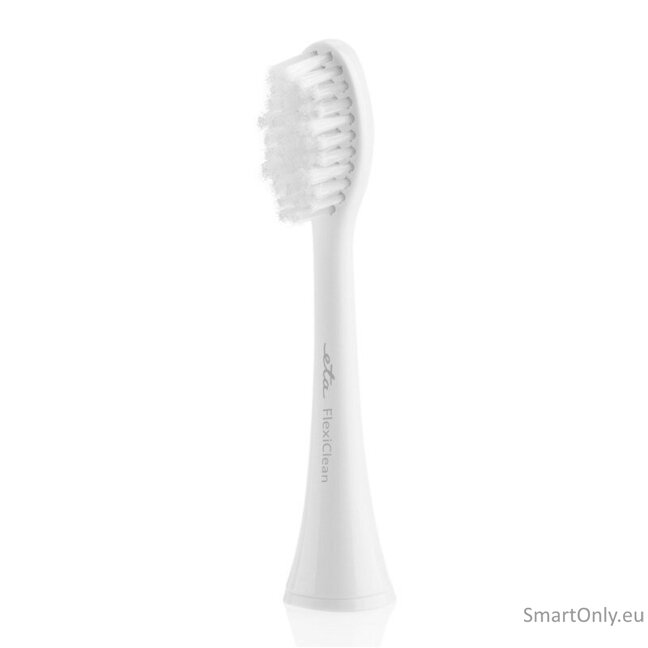 ETA Toothbrush replacement FlexiClean ETA070790100 Heads, For adults, Number of brush heads included 2, White 1 ETA Toothbrush replacement FlexiClean ETA070790100 Heads, For adults, Number of brush heads included 2, White 1