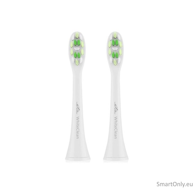 ETA Toothbrush replacement  WhiteClean ETA070790400 Heads, For adults, Number of brush heads included 2, White 1
