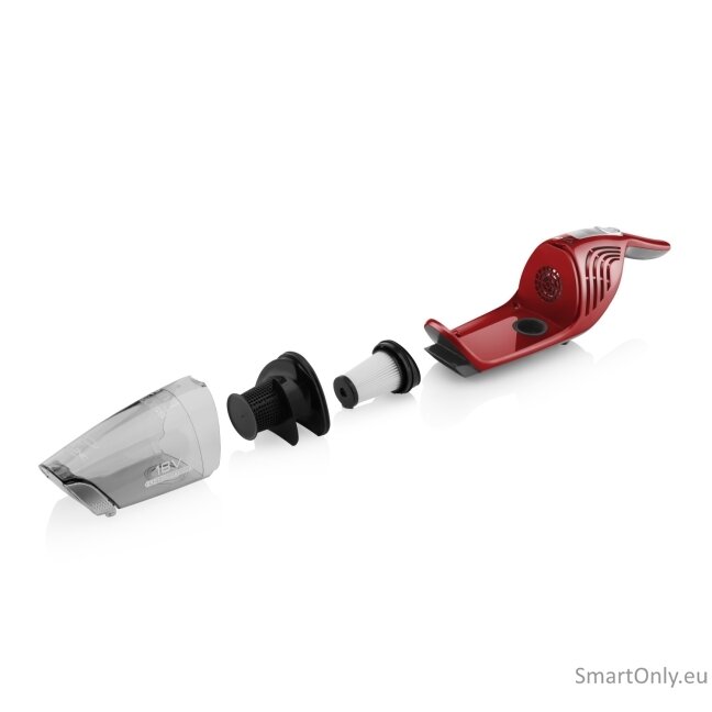 ETA Vacuum Cleaner ETA445390000 Moneto II Cordless operating Handstick 2in1 18 V N/A W Operating time (max) 45 min Red/Black 7 ETA Vacuum Cleaner ETA445390000 Moneto II Cordless operating Handstick 2in1 18 V N/A W Operating time (max) 45 min Red/Black 7