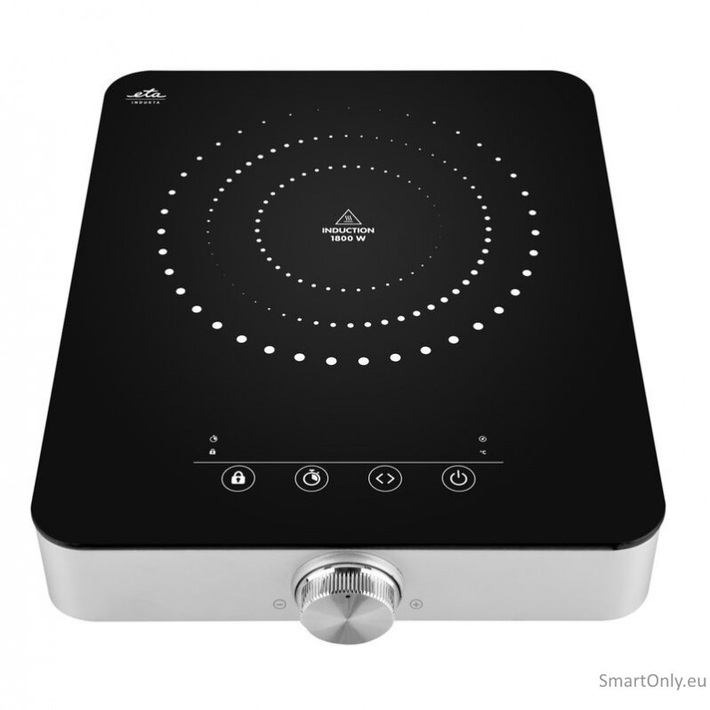ETA | Hob | ETA011190000 | Number of burners/cooking zones 1 | Table top | 1800 W | Black | Induction