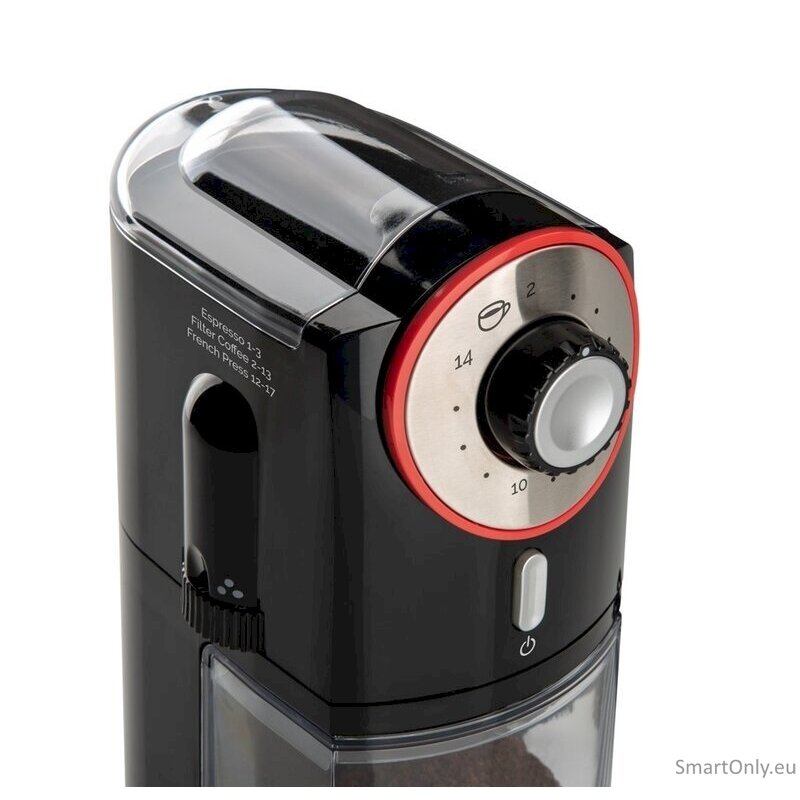 ETA | Grinder | Perfetto ETA006890000 | 100 W | Coffee beans capacity 200 g | Lid safety switch | Number of cups Up to 14 pc(s) | Black 2 ETA | Grinder | Perfetto ETA006890000 | 100 W | Coffee beans capacity 200 g | Lid safety switch | Number of cups Up to 14 pc(s) | Black 2