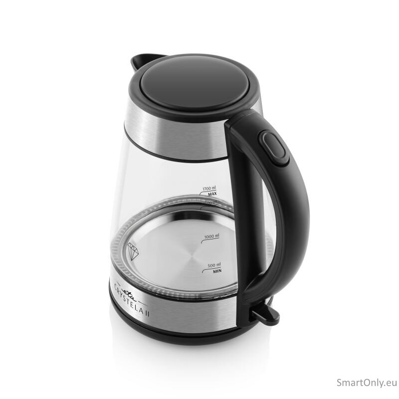 ETA Kettle | Crystela II 1154 90000 | 2200 W | Electric | 1.7 L | Glass | 360° rotational base | Glass 3 ETA Kettle | Crystela II 1154 90000 | 2200 W | Electric | 1.7 L | Glass | 360° rotational base | Glass 3