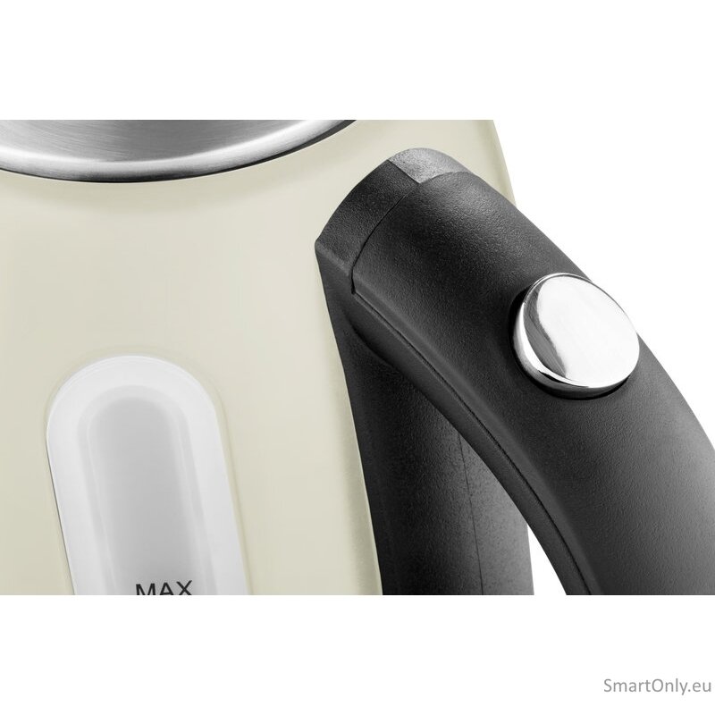 ETA | Kettle | ELA ETA859890070 | Standard | 2100 W | 1.7 L | Stainless steel | 360° rotational base | Cream 1 ETA | Kettle | ELA ETA859890070 | Standard | 2100 W | 1.7 L | Stainless steel | 360° rotational base | Cream 1