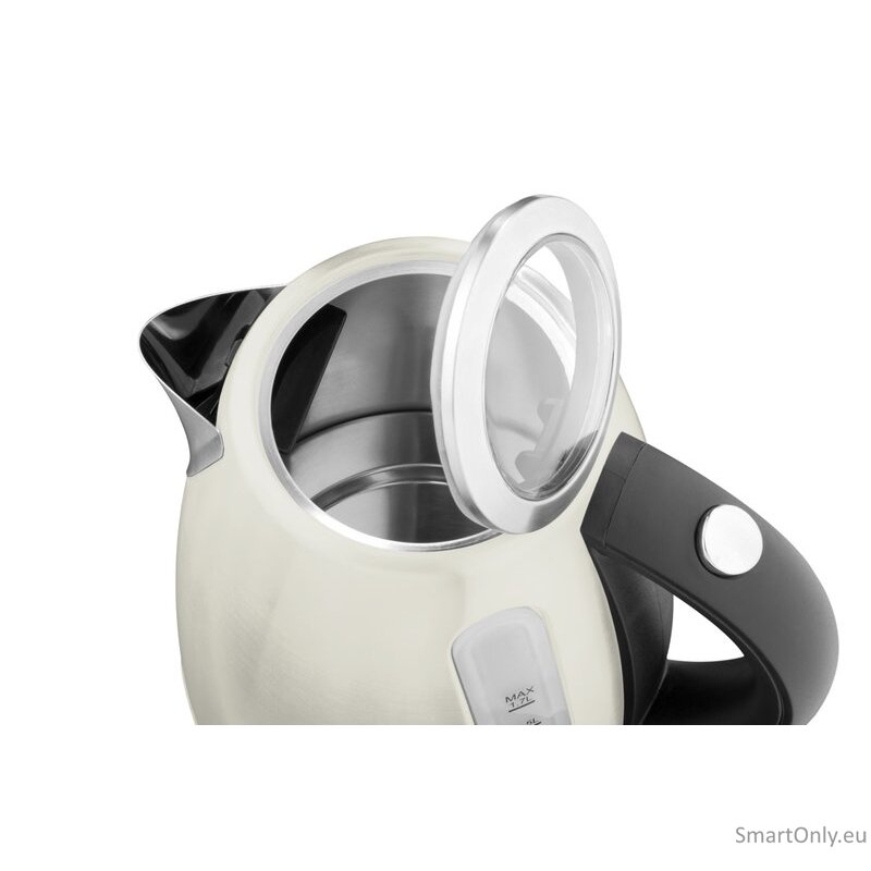 ETA | Kettle | ELA ETA859890070 | Standard | 2100 W | 1.7 L | Stainless steel | 360° rotational base | Cream 4 ETA | Kettle | ELA ETA859890070 | Standard | 2100 W | 1.7 L | Stainless steel | 360° rotational base | Cream 4