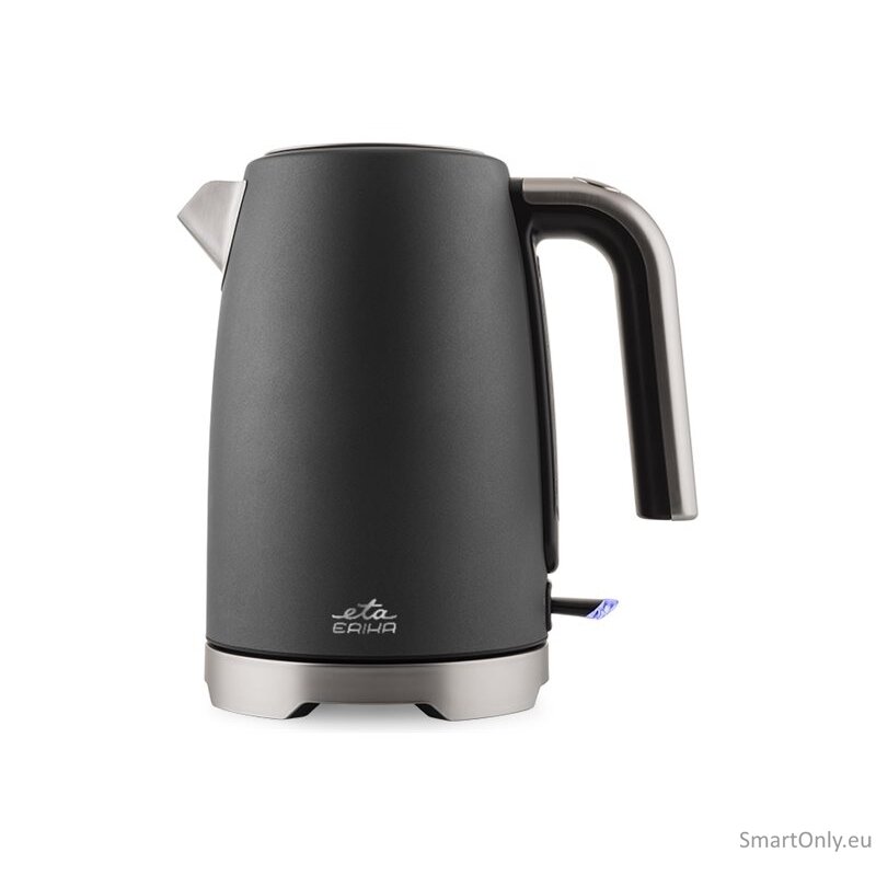 ETA Kettle | Erika ETA259090020 | 2200 W | Electric | 1.7 L | Stainless steel | 360° rotational base | Anthracite ETA Kettle | Erika ETA259090020 | 2200 W | Electric | 1.7 L | Stainless steel | 360° rotational base | Anthracite