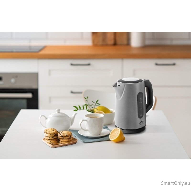 ETA Kettle | ETA959990000 Amelie | Electric | 2200 W | 1.7 L | Stainless Steel | 360° rotational base | Stainless Steel 5 ETA Kettle | ETA959990000 Amelie | Electric | 2200 W | 1.7 L | Stainless Steel | 360° rotational base | Stainless Steel 5