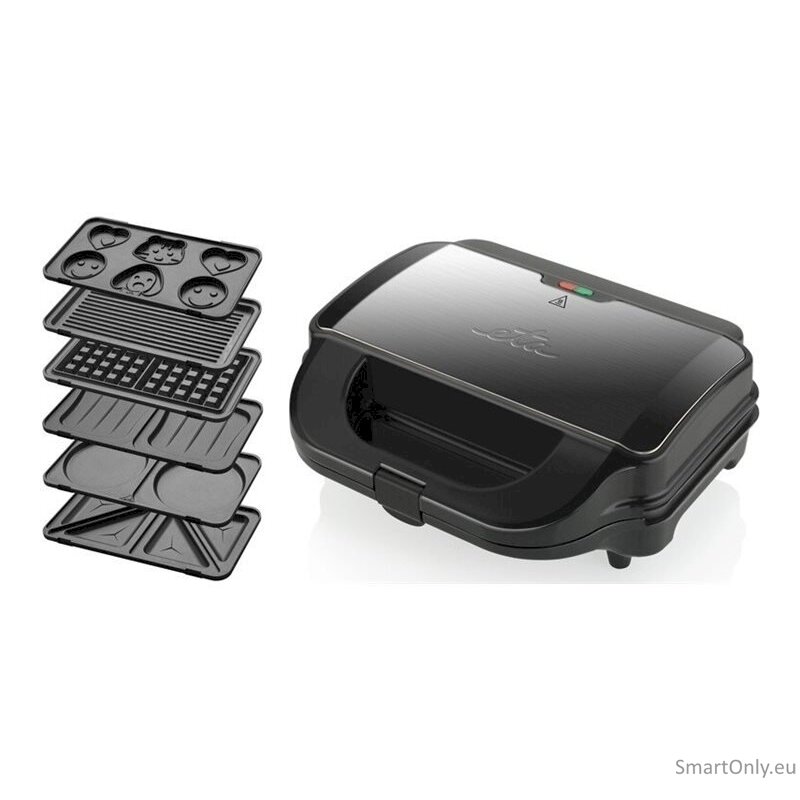 ETA Sandwich Maker Sorento Plus ETA515190000 900 W Number of plates 6 Number of pastry 2 Black 8 ETA Sandwich Maker Sorento Plus ETA515190000 900 W Number of plates 6 Number of pastry 2 Black 8