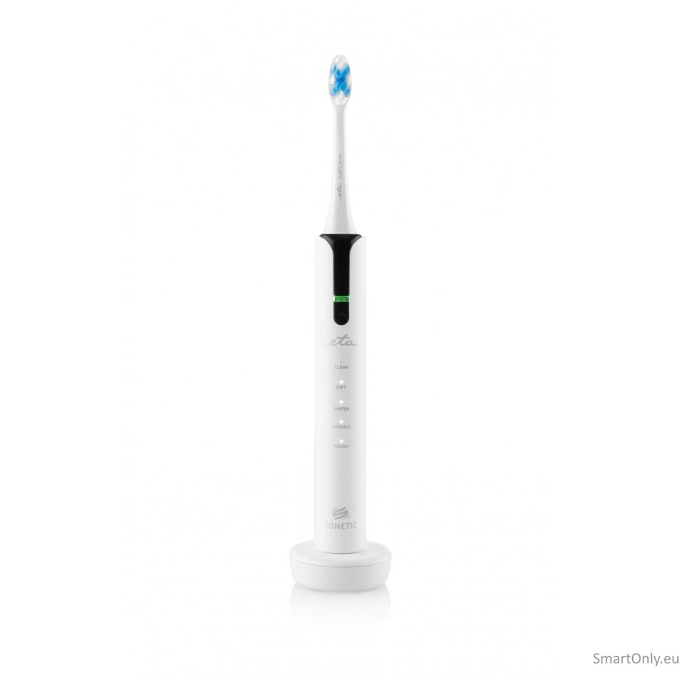 ETA Set of Electric Toothbrushes | ETA270990000 Sonetic | Rechargeable | For adults | Number of brush heads included 4 | Number of teeth brushing modes 5 | Black/White 1