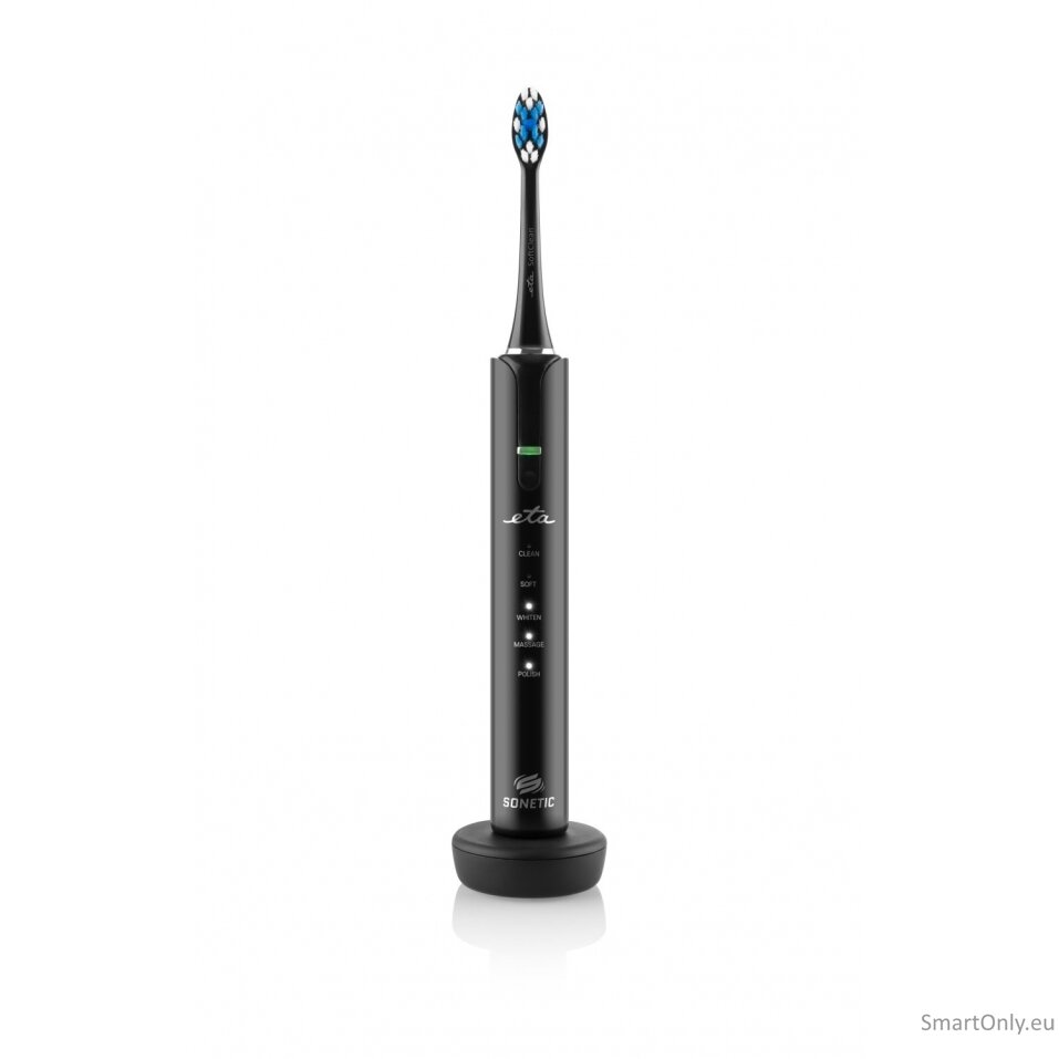 ETA Set of Electric Toothbrushes | ETA270990000 Sonetic | Rechargeable | For adults | Number of brush heads included 4 | Number of teeth brushing modes 5 | Black/White 2