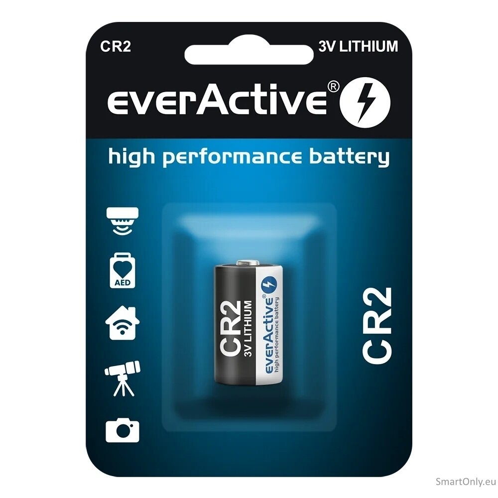 everActive CR2 ličio baterija 1 vnt. everActive CR2 ličio baterija 1 vnt.