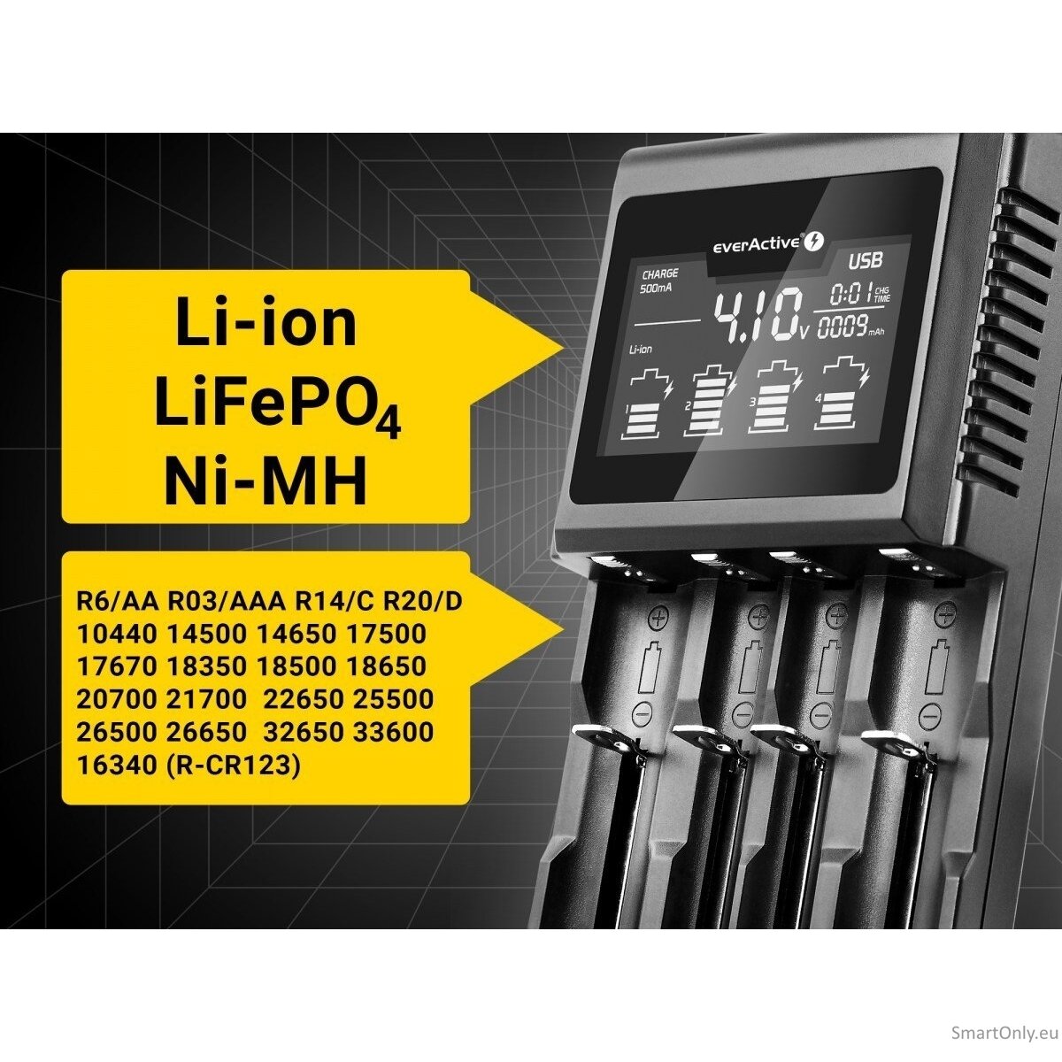 everActive UC-4000 Professional battery charger 8