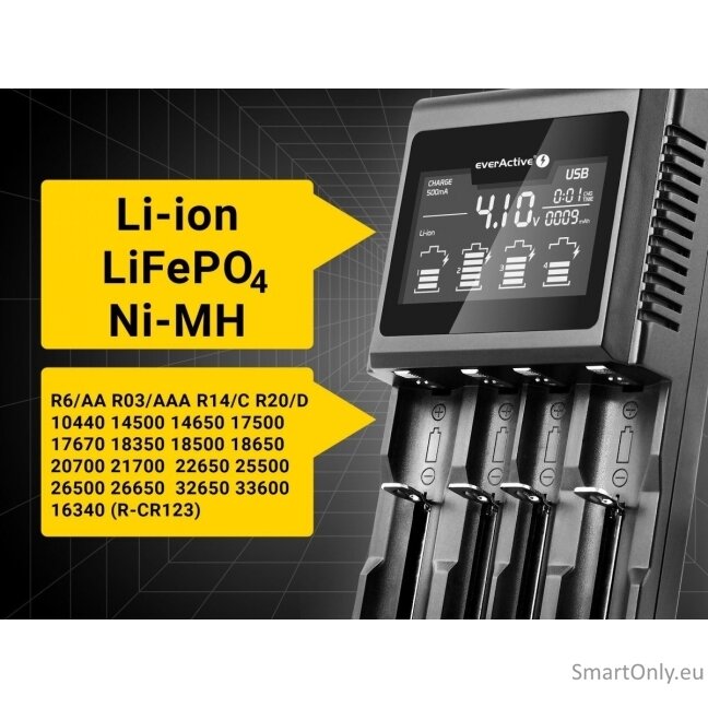 everActive UC-4000 Professional battery charger 8