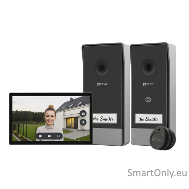 EZVIZ CS-HP7 Doorbell Kit (3MP, 1 screen, 2 doorbells)