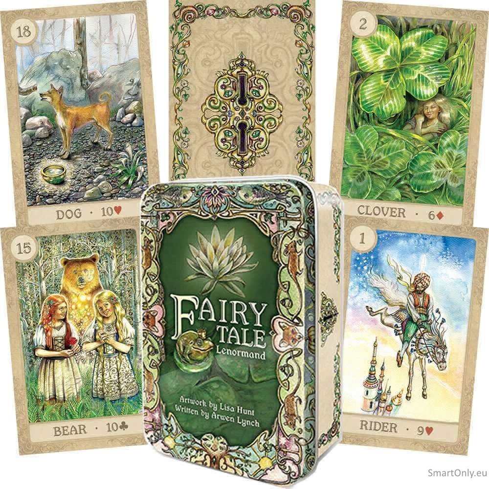 Fairy Tale Lenormand skardinėje dėžutėje US Games Systems Fairy Tale Lenormand skardinėje dėžutėje US Games Systems
