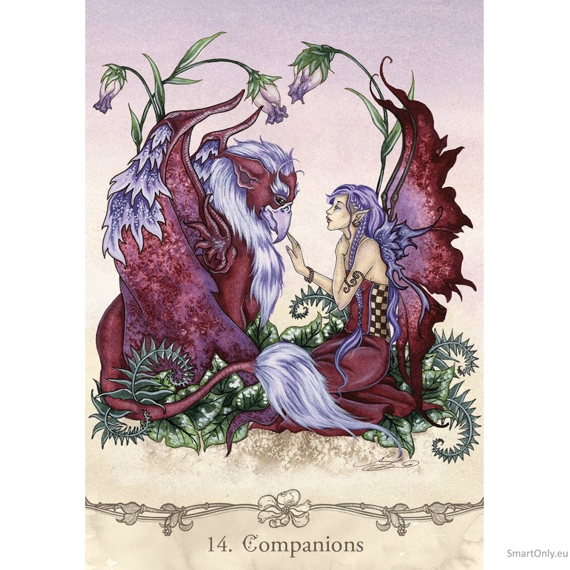 Fairy Wisdom Oracle kortos ir knyga US Games Systems 3