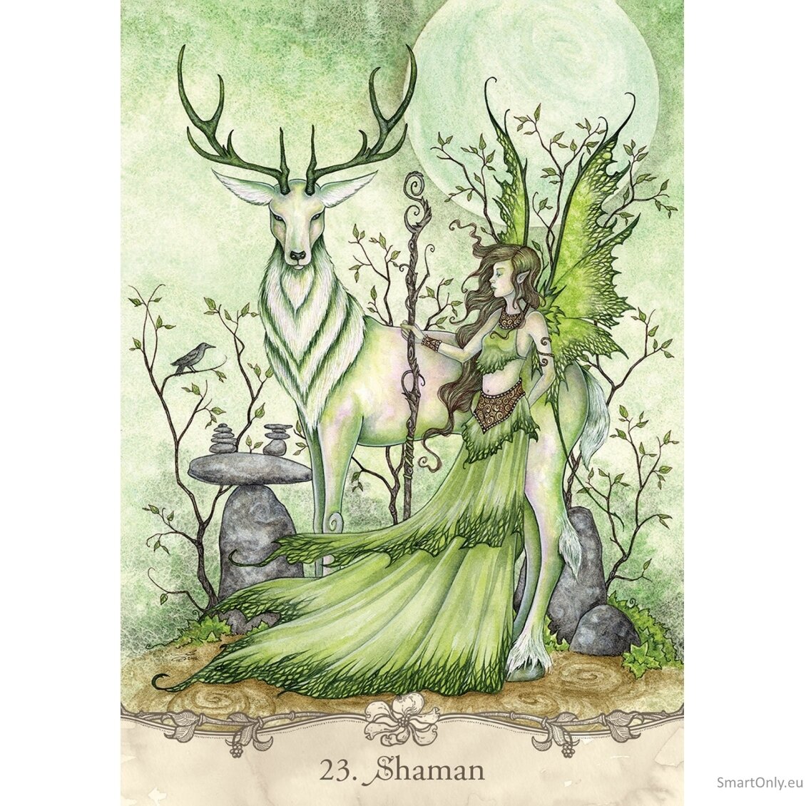 Fairy Wisdom Oracle kortos ir knyga US Games Systems 5