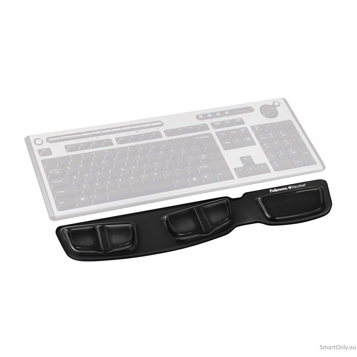 Fellowes Health-V Fabrik Keyboard Palm Support | Keyboard Palm | Black 1 Fellowes Health-V Fabrik Keyboard Palm Support | Keyboard Palm | Black 1