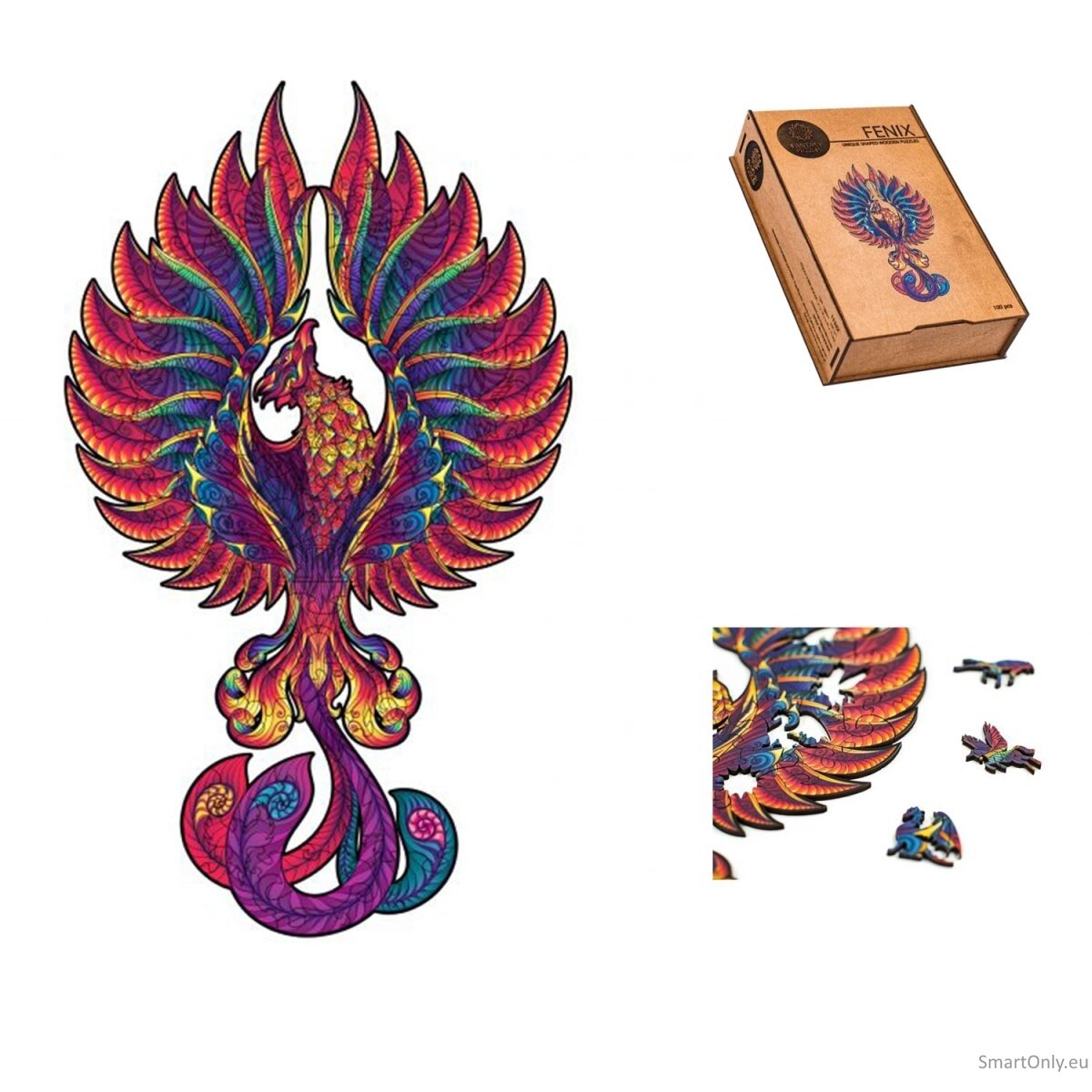 Fenix Dėlionė Iš Medžio L Dydis (240 detalių) Fantasy Puzzles Fenix Dėlionė Iš Medžio L Dydis (240 detalių) Fantasy Puzzles