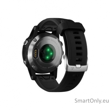 fenix 5S Plus,Glass,Silver w/Black Bnd,GPS Watch,EMEA 4