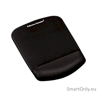 Fellowes | Mouse pad with wrist support PlushTouch | Mouse pad with wrist pillow | 238 x 184 x 25.4 mm | Black 1 Fellowes | Mouse pad with wrist support PlushTouch | Mouse pad with wrist pillow | 238 x 184 x 25.4 mm | Black 1