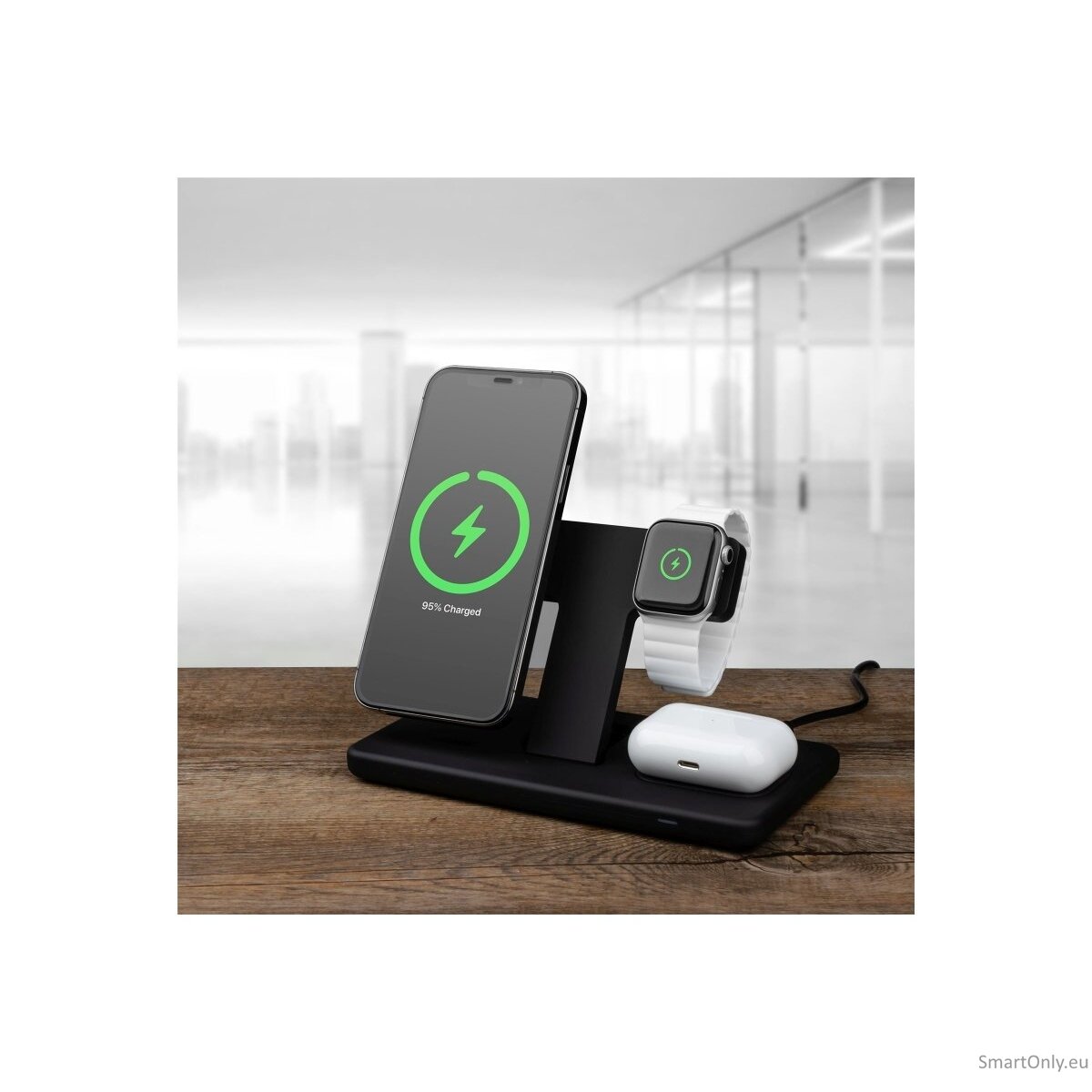 Fixed | MagPowerstation 3-in-1 wireless charging stand with MagSafe mount support | FIXMPOS-BK 8