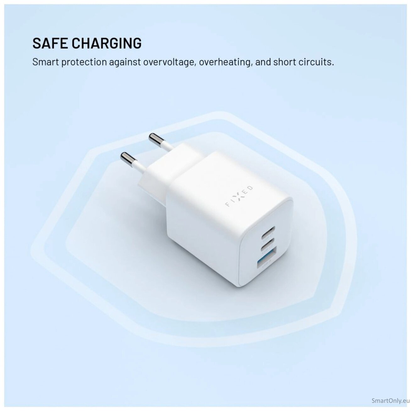 Fixed Mini 2x USB-C and USB GaN Charger 65W 5 Fixed Mini 2x USB-C and USB GaN Charger 65W 5