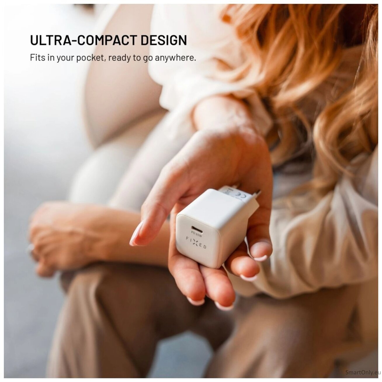 Fixed Mini GaN power adapter with USB-C output and PD support, 65W 3 Fixed Mini GaN power adapter with USB-C output and PD support, 65W 3