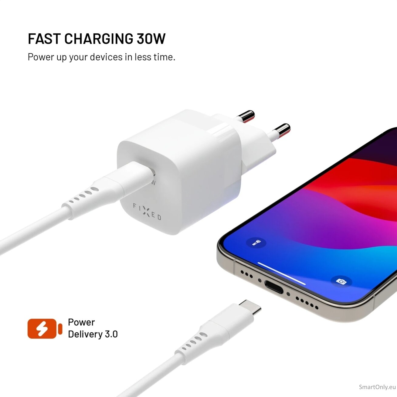 Fixed Mini USB-C GaN Charger 30W 2 Fixed Mini USB-C GaN Charger 30W 2
