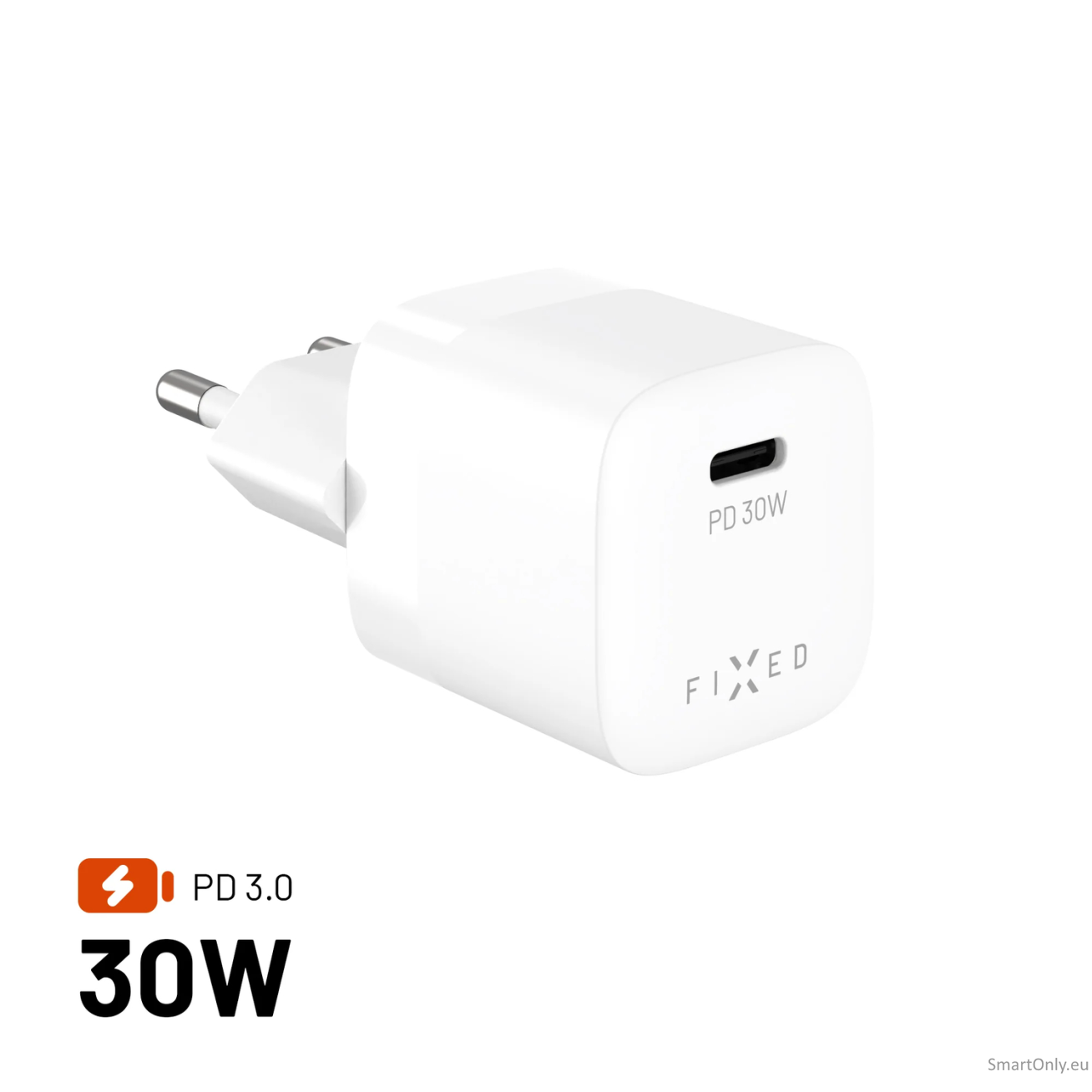 Fixed Mini USB-C GaN Charger 30W
