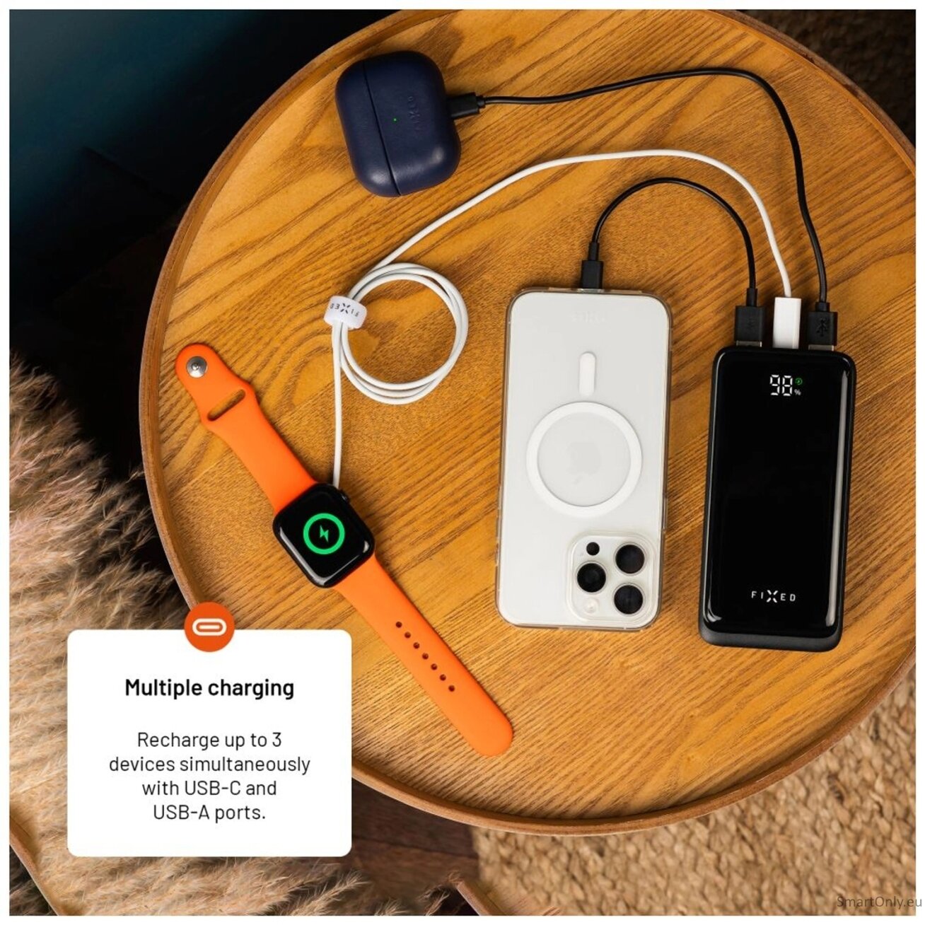 Fixed Power Bank Zen2 20 with LCD Display and PD 20W Output | 20000 mAh | Black 5 Fixed Power Bank Zen2 20 with LCD Display and PD 20W Output | 20000 mAh | Black 5