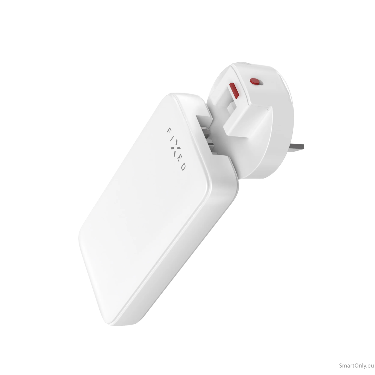 Fixed Slim Traveller 2xUSB-C Travel Charger with world adapters, GaN, 45W | White 1