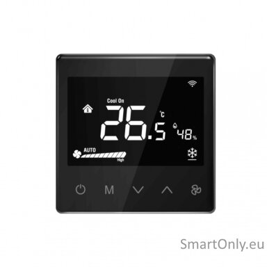 Fibaro Nice Thermostat | FAN4-CONTROL | Black Fibaro Nice Thermostat | FAN4-CONTROL | Black
