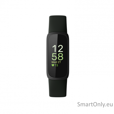 Fitbit Fitness Tracker Inspire 3 Fitness tracker, Touchscreen, Heart rate monitor, Activity monitoring 24/7, Waterproof, Bluetooth, Black/Midnight Zen 1