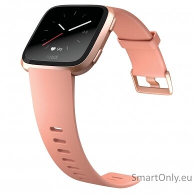Fitbit Versa NFC Peach išmanusis laikrodis rožinė 3