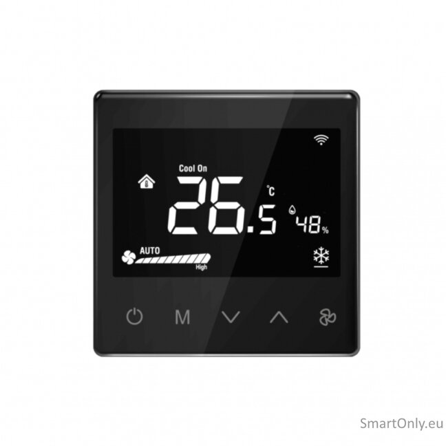 Fibaro Nice Thermostat | FAN4-CONTROL | Black Fibaro Nice Thermostat | FAN4-CONTROL | Black