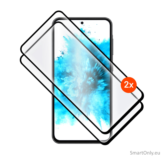 FIXED Full Cover 2,5D Tempered Glass with applicator for Samsung Galaxy A27 5G, 2 pcs, black 1