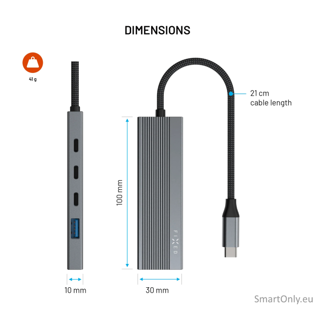 FIXED HUB Core, space gray | Fixed 6