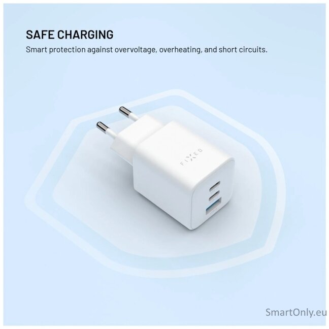 Fixed Mini 2x USB-C and USB GaN Charger 65W 5 Fixed Mini 2x USB-C and USB GaN Charger 65W 5