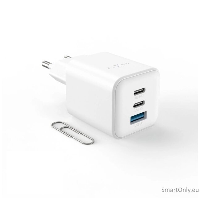 Fixed Mini 2x USB-C and USB GaN Charger 65W Fixed Mini 2x USB-C and USB GaN Charger 65W