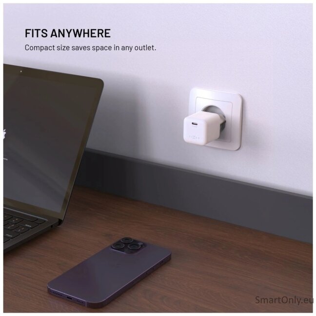 Fixed Mini GaN power adapter with USB-C output and PD support, 65W 5 Fixed Mini GaN power adapter with USB-C output and PD support, 65W 5