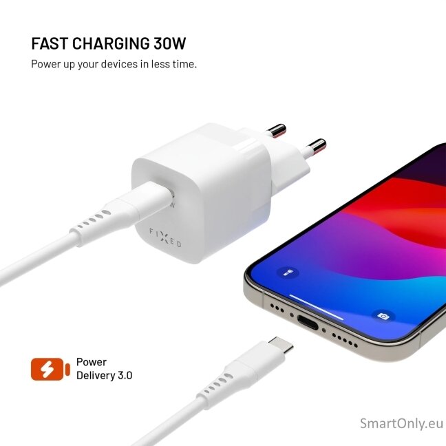Fixed Mini USB-C GaN Charger 30W 2 Fixed Mini USB-C GaN Charger 30W 2
