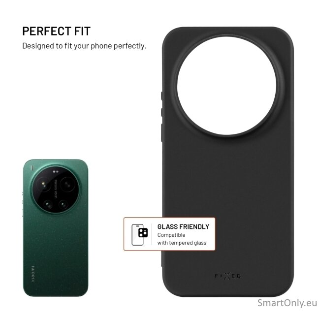 Fixed Story | Back cover | Xiaomi | 17 Ultra | Rubberized | Black 5