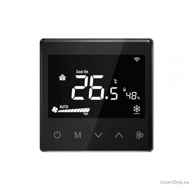 Fibaro Nice Thermostat | FAN4-CONTROL | Black Fibaro Nice Thermostat | FAN4-CONTROL | Black