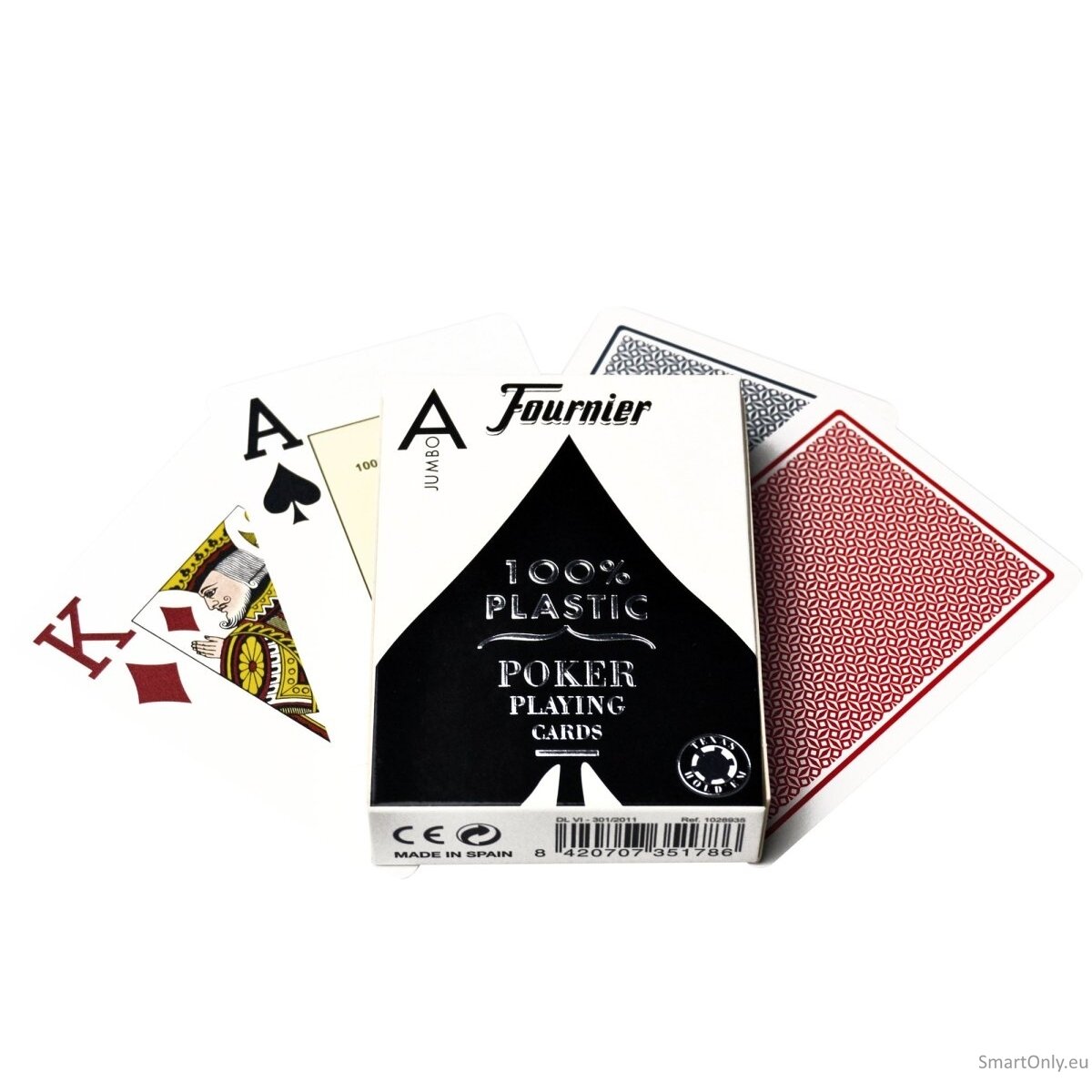 Fournier 2800 pokerio kortos (Mėlynos) Fournier 2800 pokerio kortos (Mėlynos)