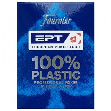Fournier EPT pokerio kortos (Mėlynos)
